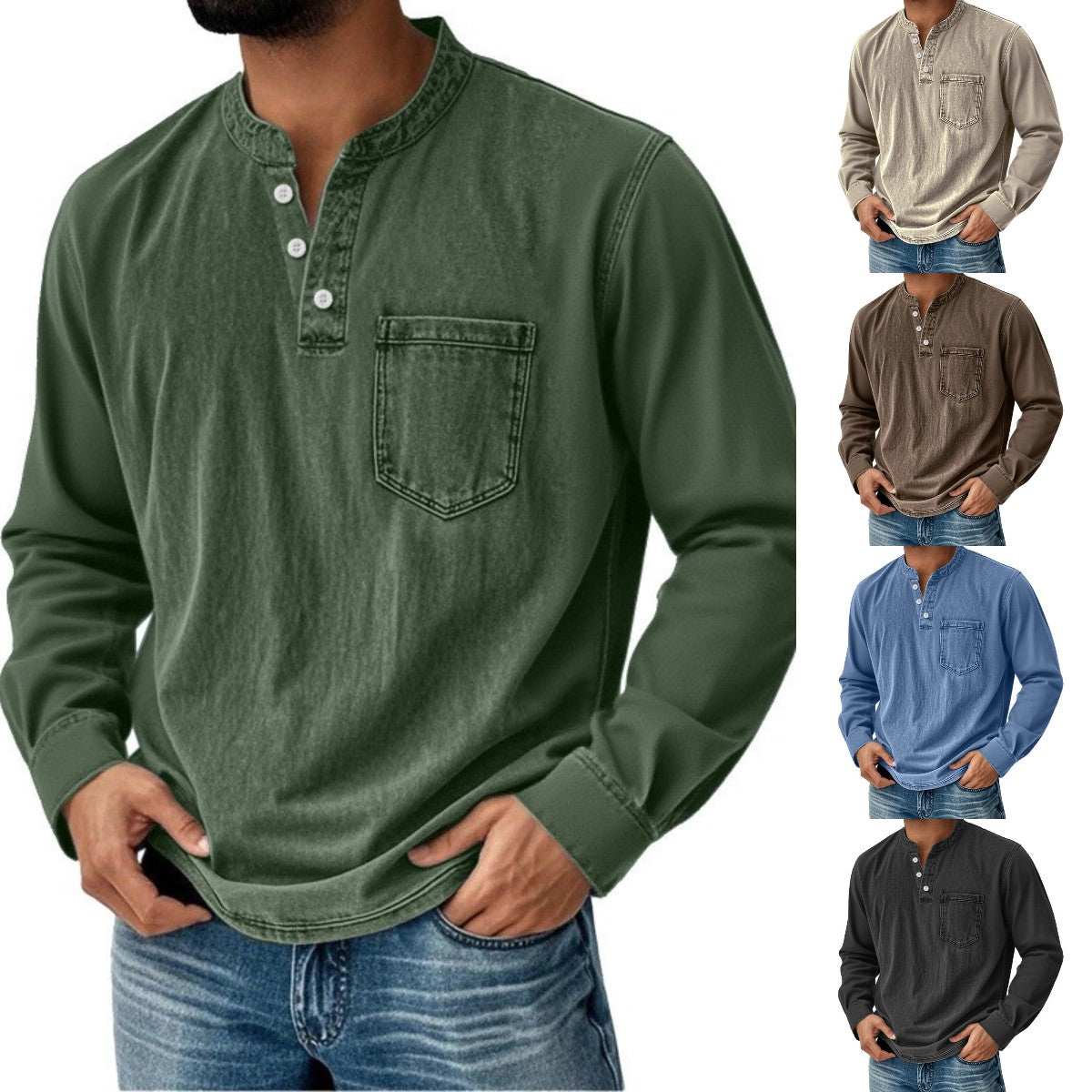 👔【S-5XL】Pánská ležérní trendy trička na jaro/léto