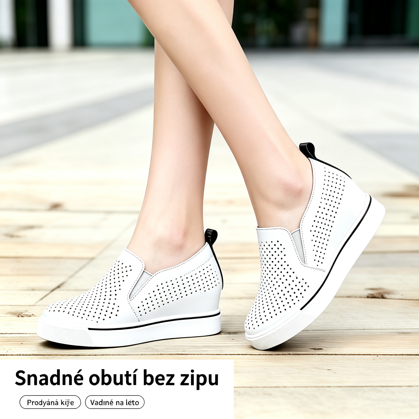 🔥【34-41】🔥Léto 2026 Dámská volnočasová obuv z měkké kůže s tlustou podrážkou
