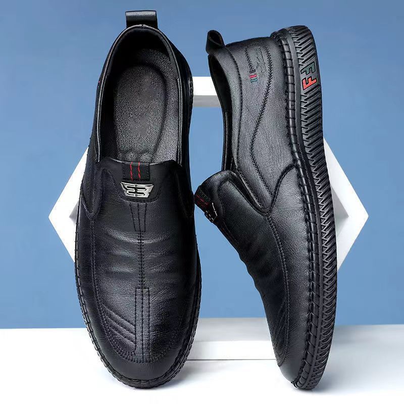 【50% zľava】[38-44]👞Kožené mäkké topánky pre starších mužov｜Priedušné a pohodlné｜Chôdza bez únavy