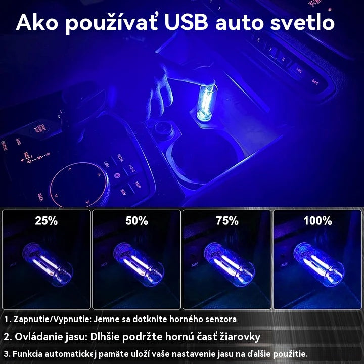 【Kup 1, získej 1 zdarma】Noční žárovka do auta s USB