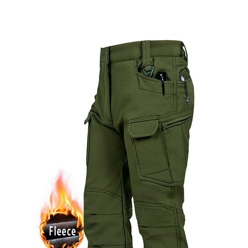 🏃‍♂️【S–5XL】Pánské outdoorové zesílené podzimní a zimní kalhoty, taktické kalhoty - teplé, s fleecovou podšívkou, nepromokavé a větruodolné