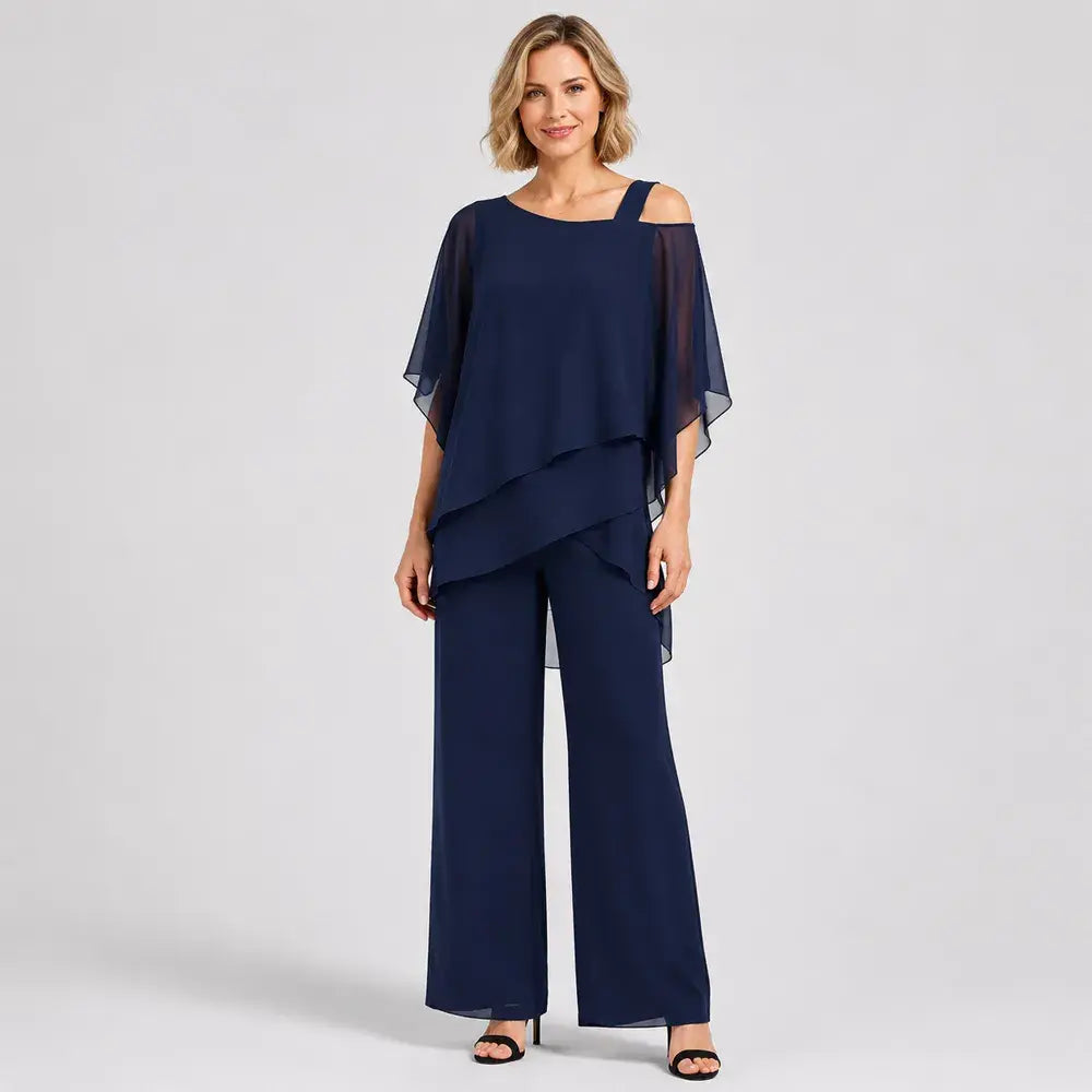 ⏳【Majica + hlače】⏰【50-120 KG】👚👖 Ženski dvodelni komplet: material, prijazen do kože, spuščena ramena ✅