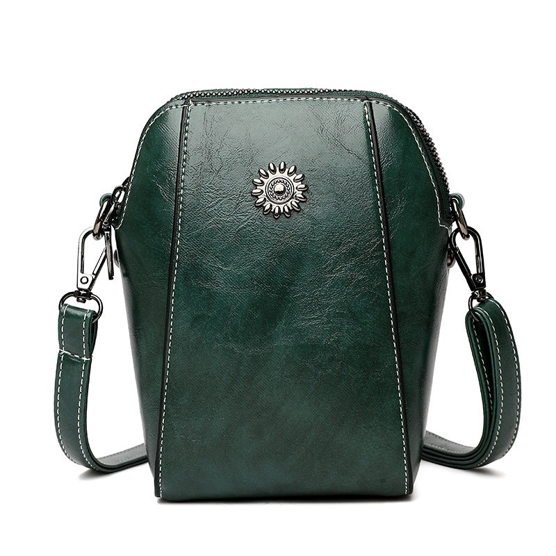 ✨Měkká kožená mini crossbody kabelka
