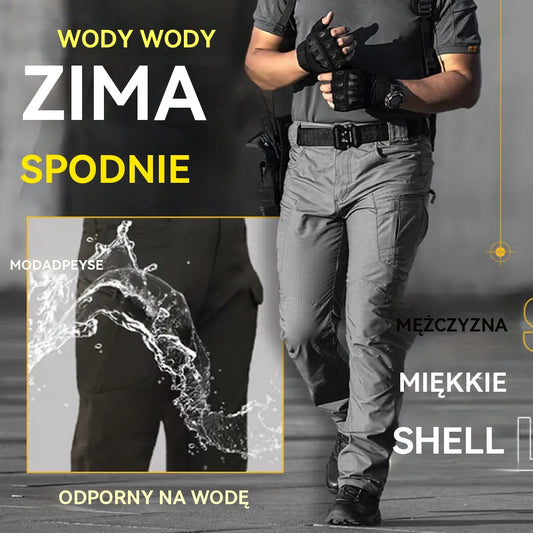 🔥Męskie Spodnie Wojskowe Taktyczne, Odporne na Wiatr i Ocieplające