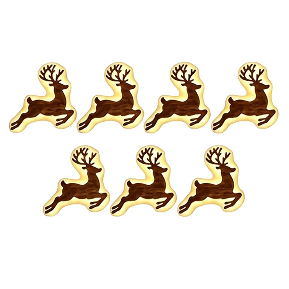 🦌✨ LED silueta soba na zeď | Světelná vánoční dekorace | Nástěnná dekorace s teplým světlem pro domácnost a kancelář 🎄