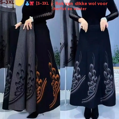 👗🎀【S-3XL】Elegancka spódnica midi dla kobiet na jesień i zimę