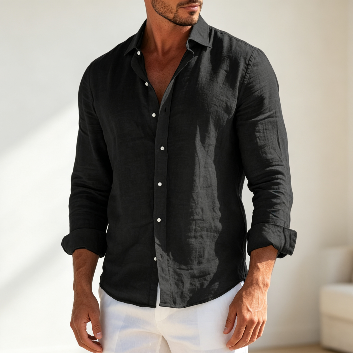 S-5XL méretek 👔【Akár 50% kedvezmény】Elegáns férfi ingek ✅ Ingyenes szállítás