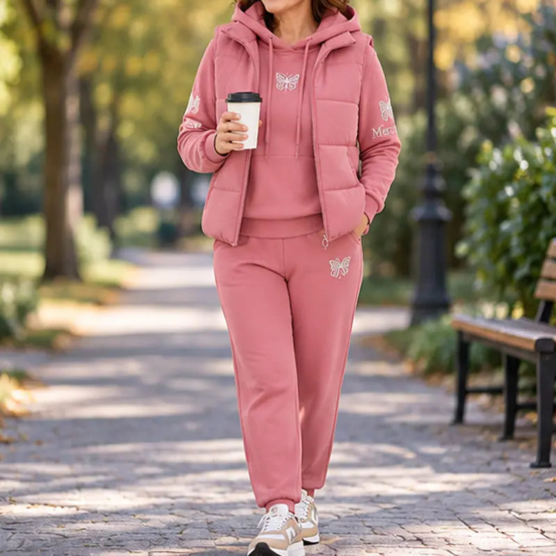 【M-4XL】💟💞Nový třídílný ležérní set (vesta + top + kalhoty) – Kolekce 2026