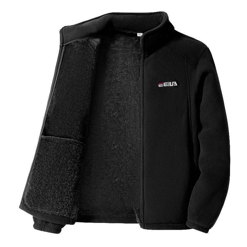 🔥【XL-5XL】🐏Dámska outdoorová bunda z hrubého fleecu na jeseň a zimu, vetruodolná a teplá, so stojačikom