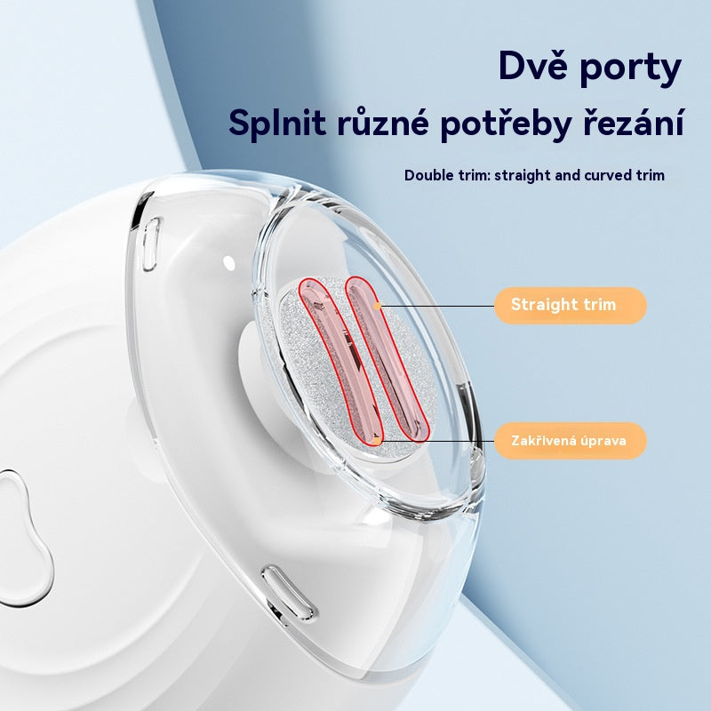 💅 Zestaw 2 szt.! ✨ Automatyczny pilnik do paznokci zapewniający bezpieczną i delikatną pielęgnację paznokci 👶🔧