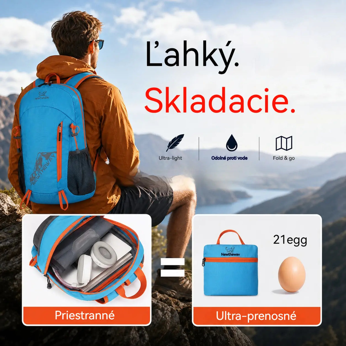 🌄✨Batoh s velkým objemem | Vezmi si s sebou všechno, co potřebuješ
