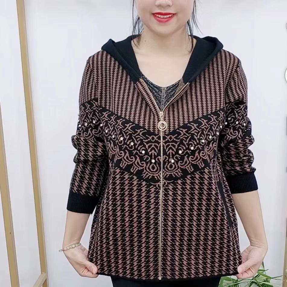 【M-4XL】Nová bunda s kapucňou pre matky stredného veku