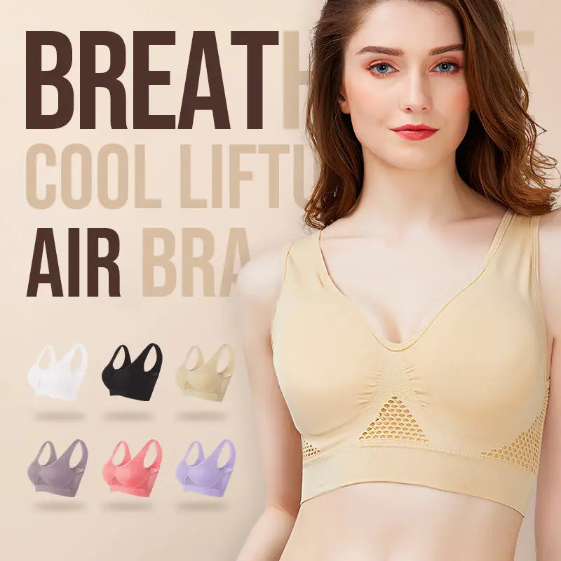 😍【Paquete de 3】Sujetador sin costuras para tallas grandes ❤️ Transpirable y refrescante【40-120KG】
