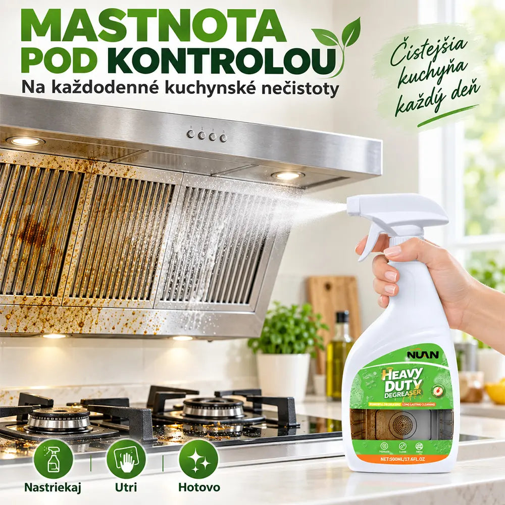 500ML 🔥Časově omezená poloviční cena🔥! Nový čistič olejových skvrn z roku 2026, jedno nastříkání a automaticky rozloží skvrny, není třeba silně drhnout.