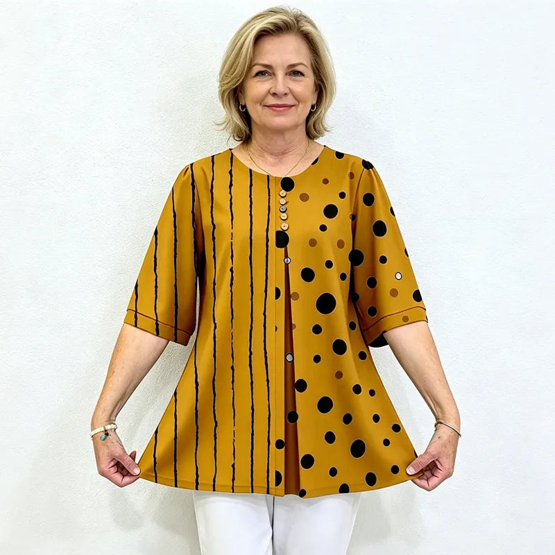 Dámské letní košile ve velikostech S-5XL, pohodlné strečové oblečení pro volný čas.