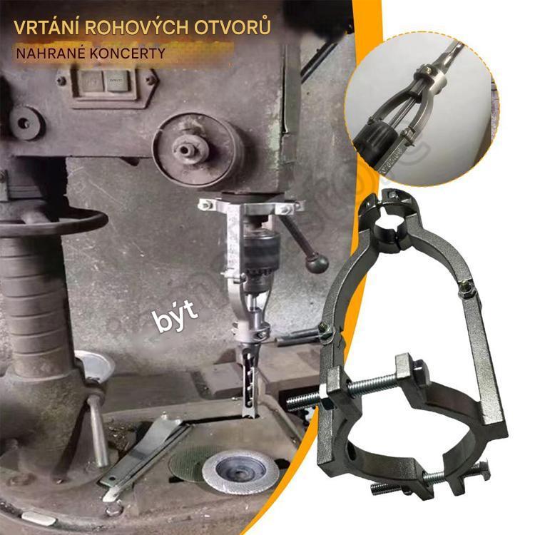 ⚒️Montážní rám pro vrtačku se čtvercovými otvory，📌Držák pro upevnění vrtáku se čtvercovými otvory