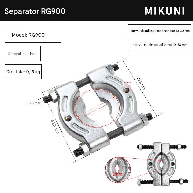 (odpowiedni dla φ10-30mm) Wielofunkcyjny ściągacz z podwójną tarczą do usuwania łożysk skrzyni biegów samochodu