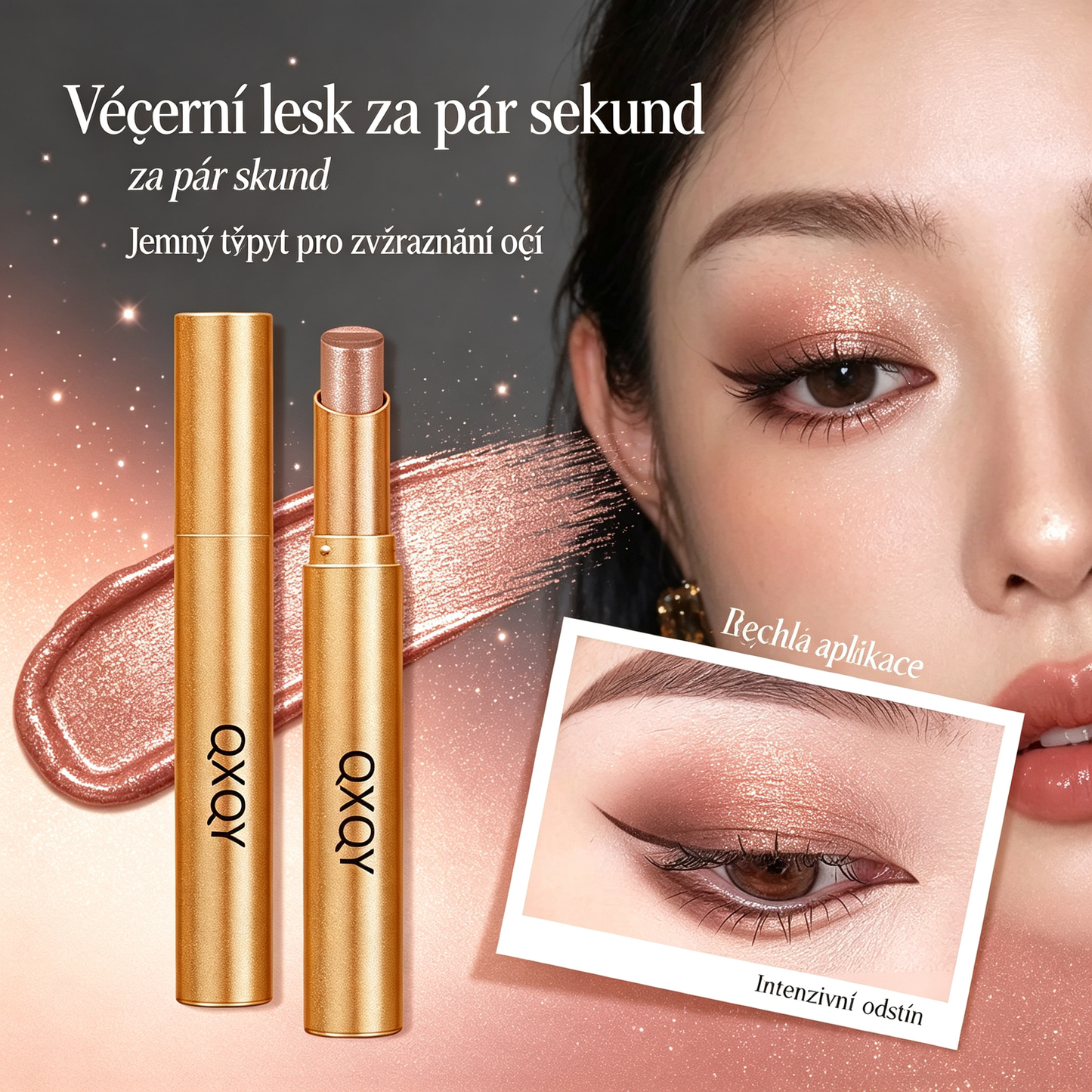 🔥【Kupte 1 a získejte 1 zdarma】 ✨Tyčinka na oční stíny 3 v 1 – okamžitý jas, liftingový efekt a dlouhotrvající výdrž 💄