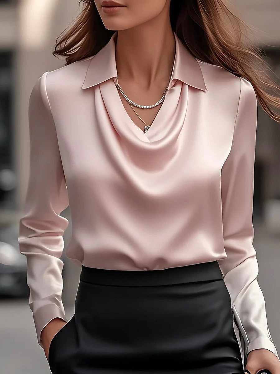 ✨【50% sleva po omezenou dobu】【S-3XL】【40-100 kg】Elegantní dámská košile s potiskem a límcem