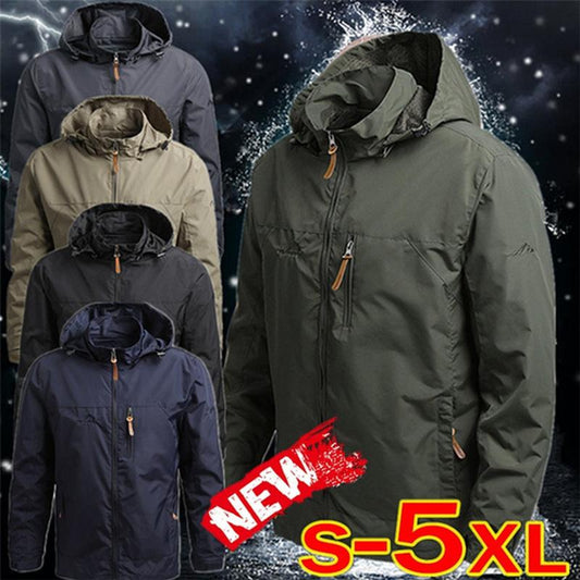 🔥【M-5XL】 2026 Nová pánská větruodolná venkovní lezecká bunda