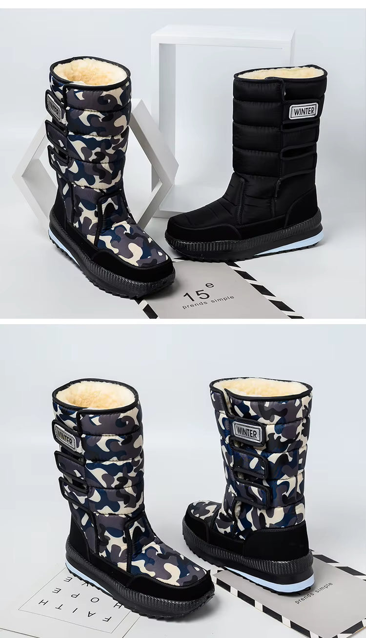 36- 47 Ocieplane zimowe buty śniegowe unisex | Ciepłe buty na zimno dla mężczyzn i kobiet