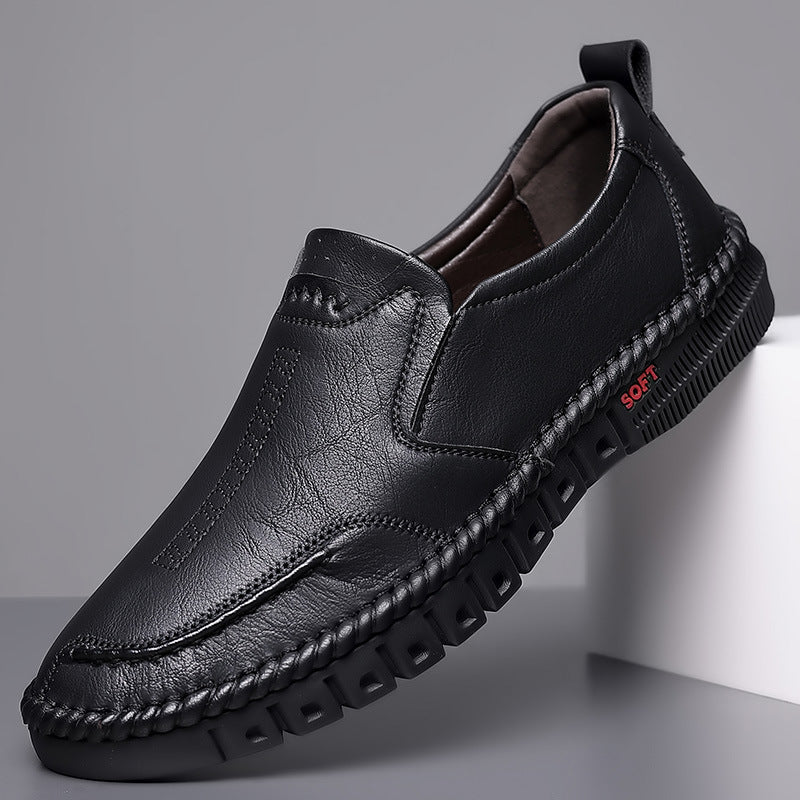 🏆【39-44】👞Zapatos de piel para hombre – suaves, cómodos y antideslizantes
