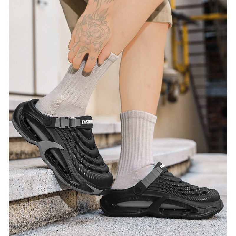 👟50% SLEVA🌬️Pánské sandály 2 v 1 pro všeobecné použití - silná podrážka z EVA, protiskluzové a extrémně lehké, prodyšné🏃‍♂️