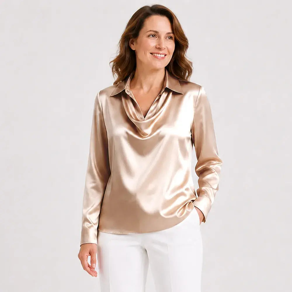 ✨【50% sleva po omezenou dobu】【S-3XL】【40-100 kg】Elegantní dámská košile s potiskem a límcem