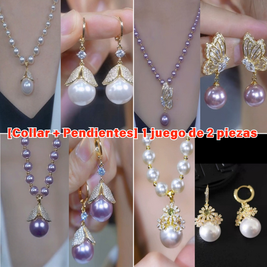🔥【Compre 1 y obtenga 1 gratis】Nuevo colgante y pendientes de perlas combinables de otoño e invierno