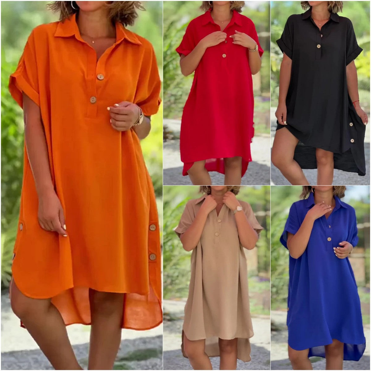 🔥👗【S-5XL】Vysoce kvalitní, lehké a prodyšné módní šaty.