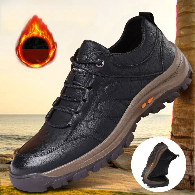 🔥👞 Nuevos zapatos de piel de hombre de moda para otoño, extremadamente cómodos.