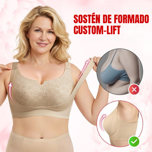 Sujetador de elevación ajustable para bustos más grandes, sujetador cómodo.