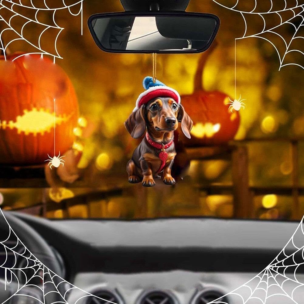 🎄【9 kusov】🐕 Vianočné ozdoby na stromček v tvare šteniatok