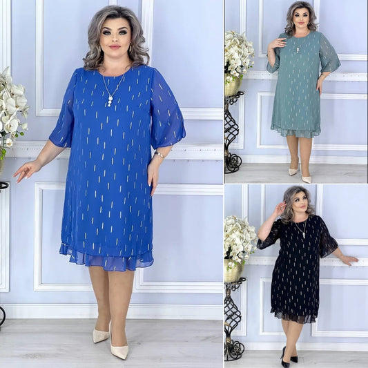🔥 Doprava zdarma💖【S~5XL】Dámské elegantní a stylové letní šaty