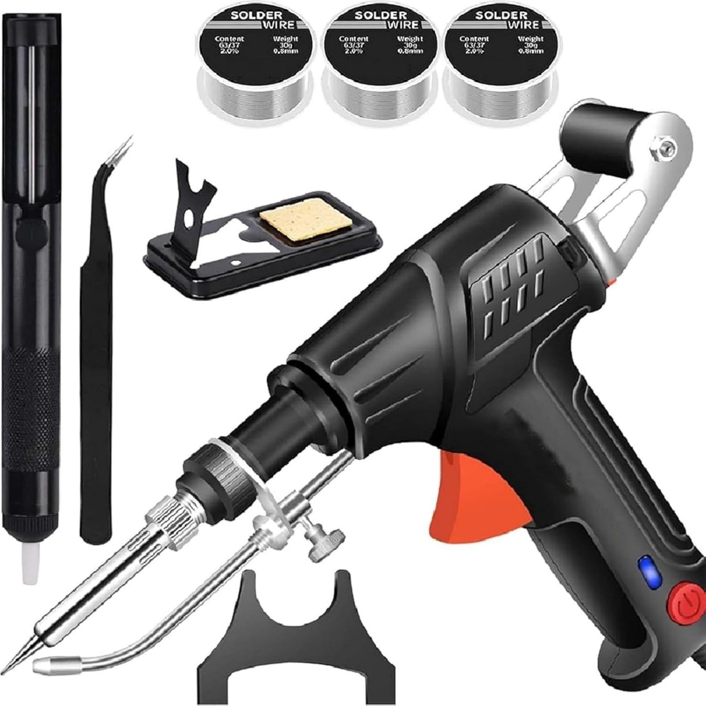 🔥🔩Elektrická páječka 60W sada s příslušenstvím pro opravy elektroniky DIY