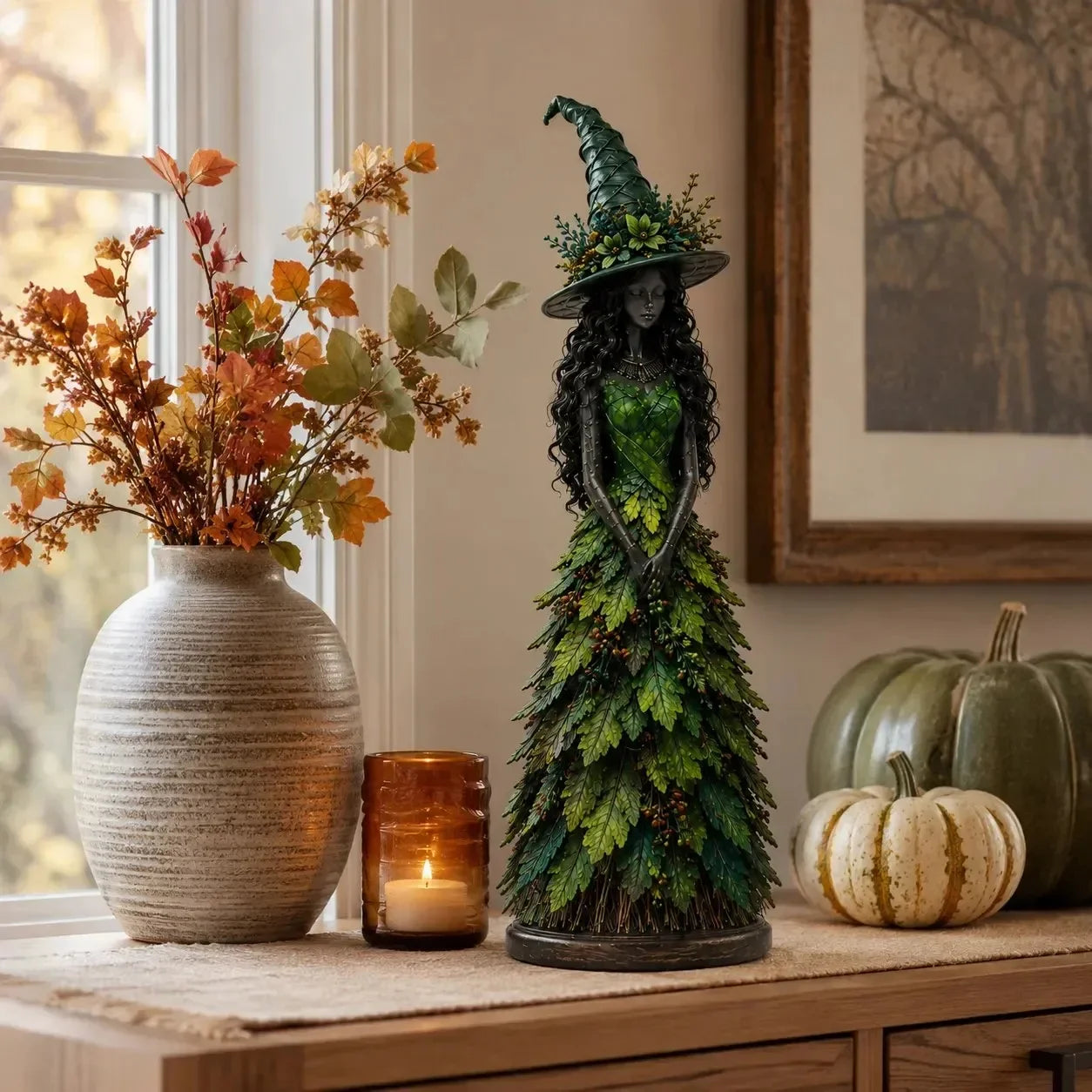 🧙‍♀️ Kouzelná podzimní čarodějnice 🍂Vytvořte kouzelnou podzimní atmosféru ✨