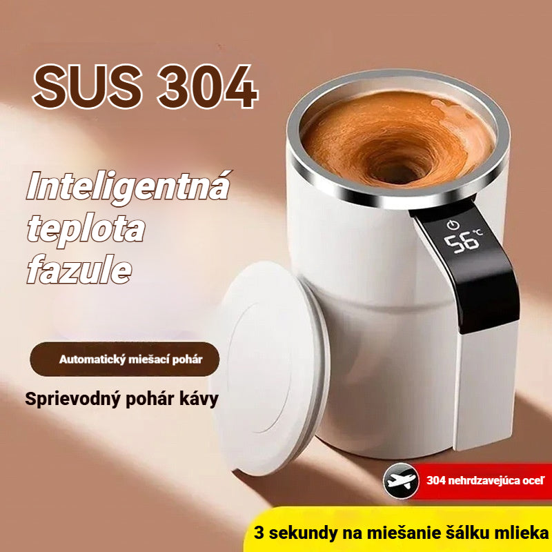 ☕⚡Sada nabíjecích kávových šálků s automatickým magnetickým míchadlem