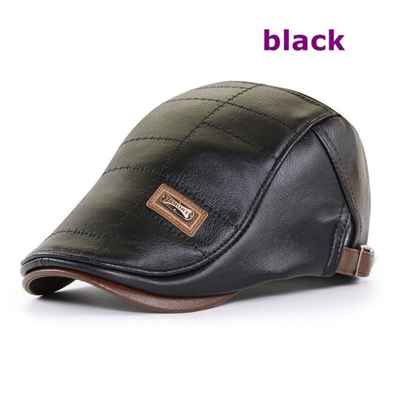 🧢🔥Muska vintage kožna beretka 