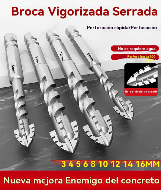 🥇 Súper duro filo de corte dentado, broca excéntrica de acero de tungsteno de 7.ª generación【3+4+5+6+8+10+12mm】