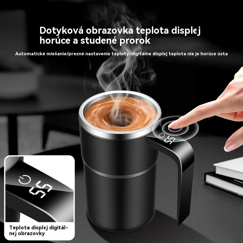 ☕⚡Sada nabíjecích kávových šálků s automatickým magnetickým míchadlem