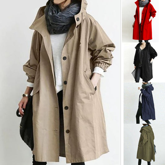 🍃  【S-5XL】 Γυναικείο μακρυμάνικο αντιανεμικό καθημερινής μόδας