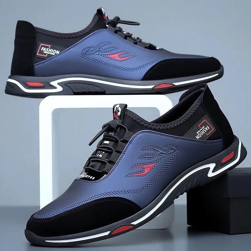 ✨👞 Férfi üzleti cipők légáteresztő bőrből ✅ szagtalanító ✅ puha bőr talp ✅ modern és sokoldalú