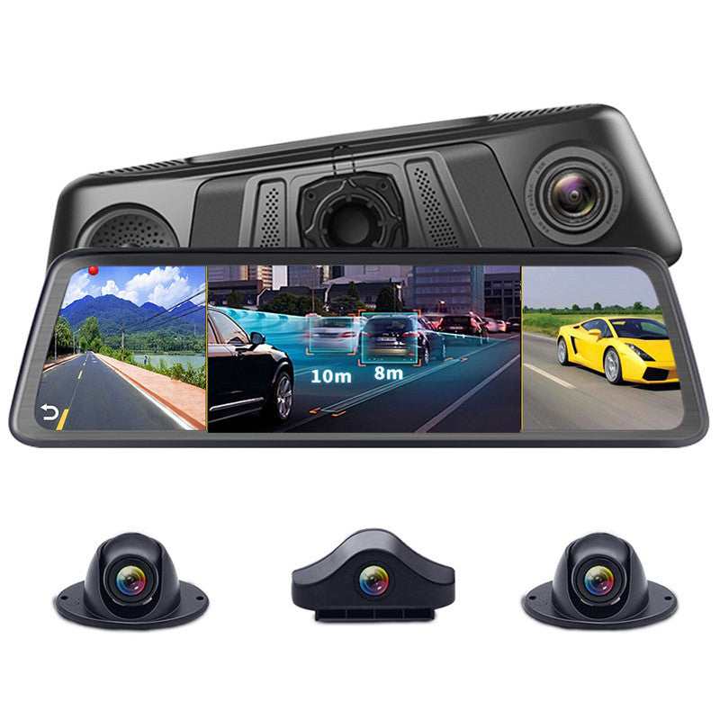 🚗Vlajková loď celoobrazovkový automobilový rekordér💻 1440P ultra čistý📲 pripojenie APP mobilného telefónu, hlasové ovládanie🎙 predné a zadné duálne nahrávanie