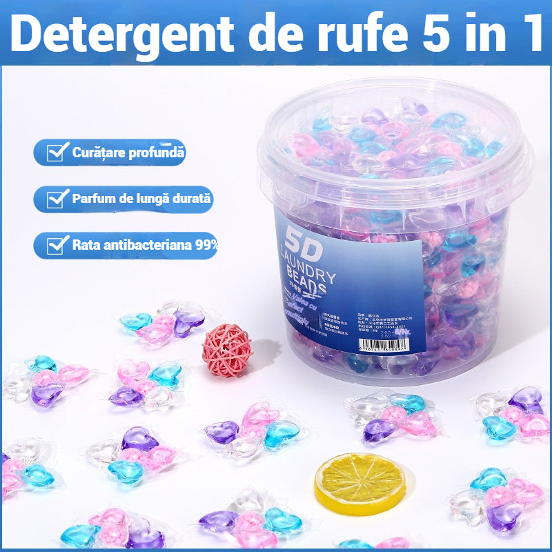 ✨【100 ks】✨ gél na pranie 5 v 1 【Čistenie, sterilizácia, zmäkčenie, ochrana farby, vôňa】