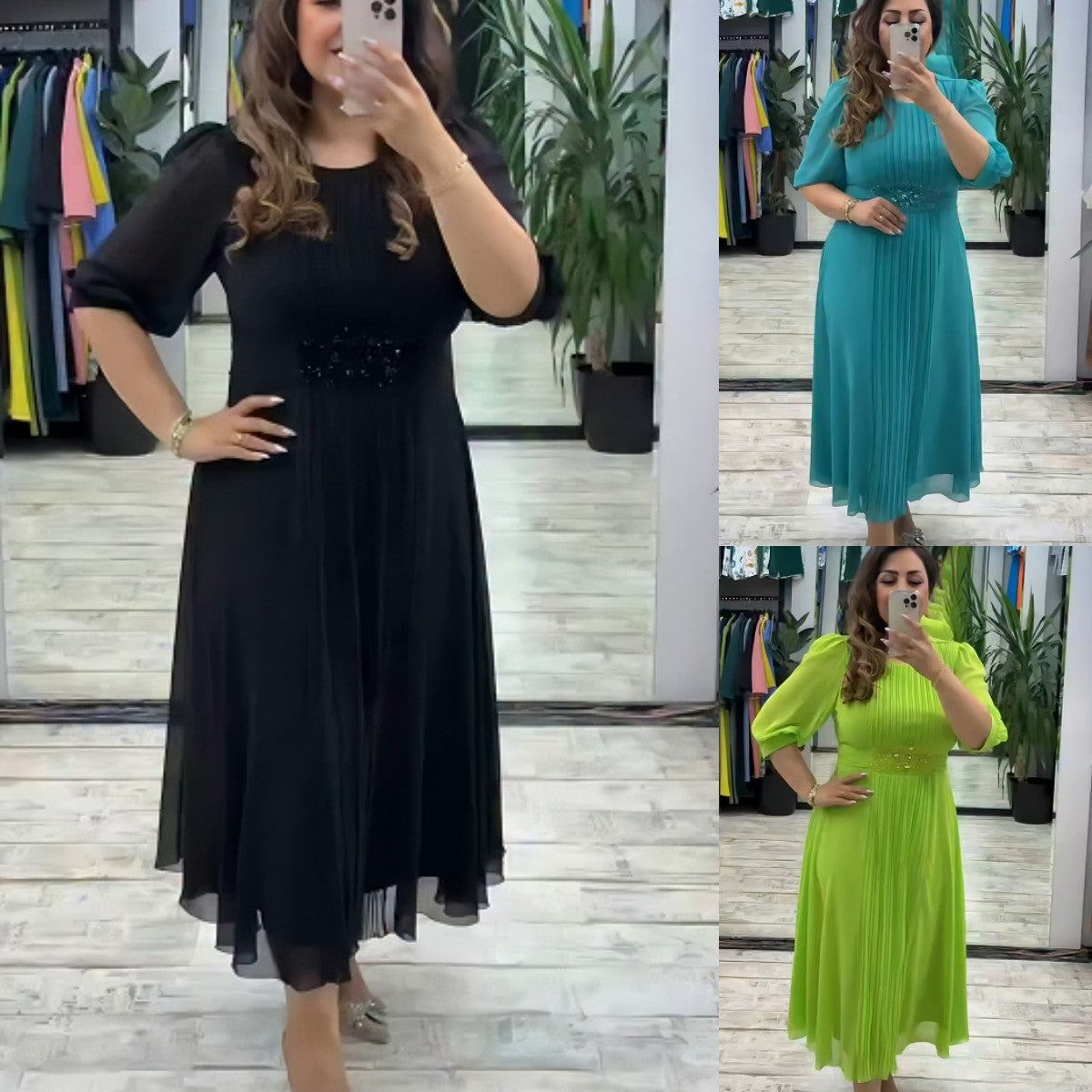 💥👗【S-5XL】Nova modna haljina, klasičan dizajn, elegantna i jednostavna 
