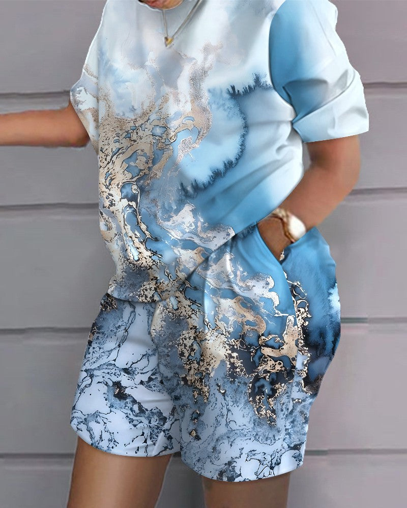😍 Ležérní hip hopový oblek (top + kraťasy)