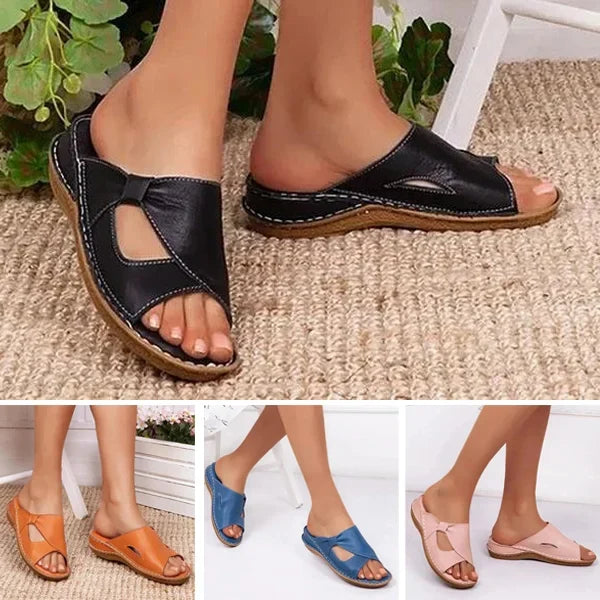 【Letní výprodej】🔥【velikosti 35–43】👡Nové módní a pohodlné dámské plážové pantofle s měkkou podrážkou-Z