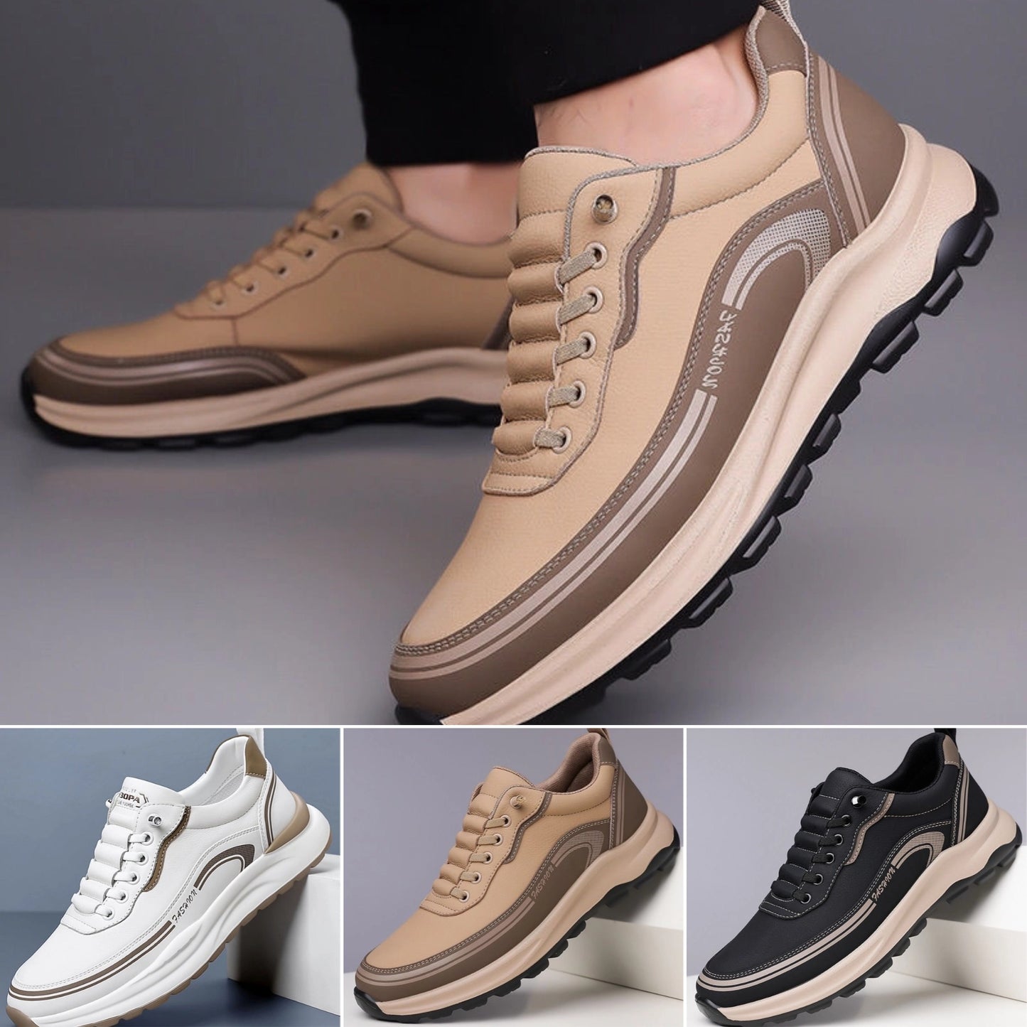 🔥🔥【39-45】Vodootporne i prašinootporne kožne tenisice s mekim potplatima 