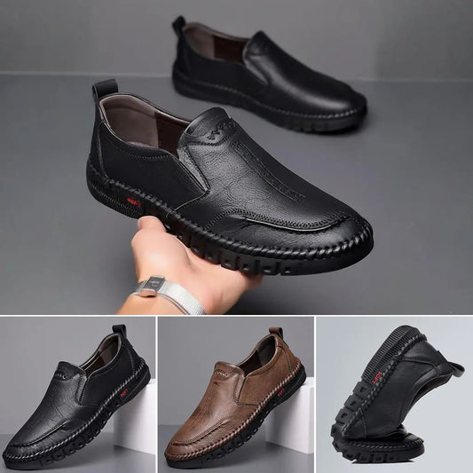 🏆👞【39-44】2026 Ανδρικά casual αθλητικά παπούτσια, κατασκευασμένα από γνήσιο δέρμα, με μαλακή σόλα, αντιολισθητικά, αναπνεύσιμα