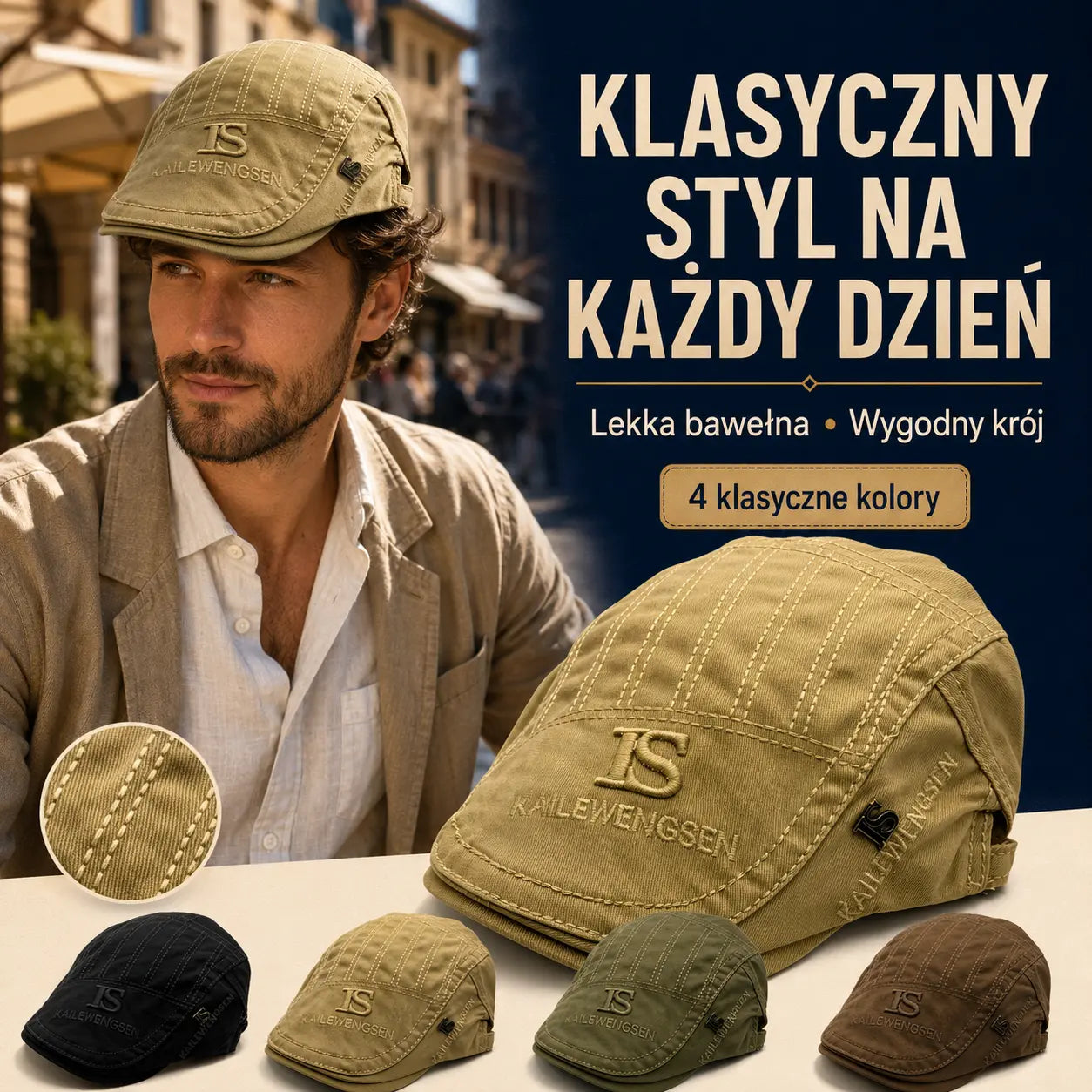 1 sztuka 99zł 💥【Oferta ograniczona czasowo】💥Nowy bawełniany beret